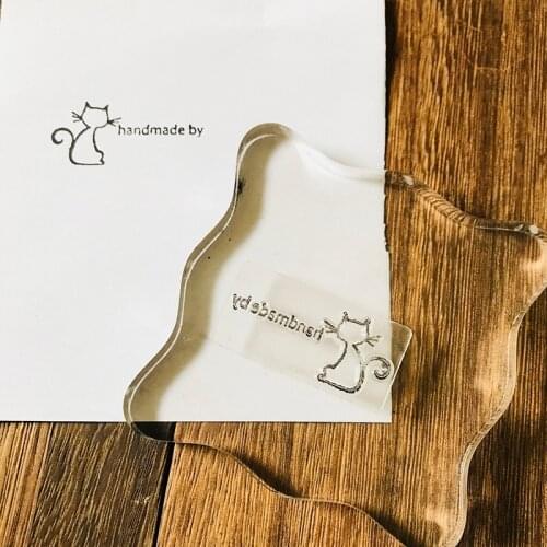 Clear Stamps vintage cat stamps handmade by stamps scrapbook