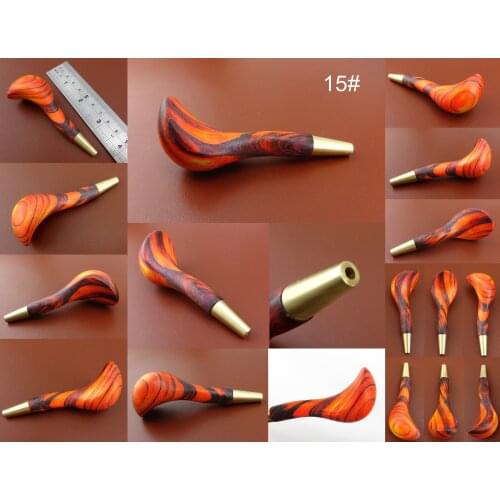 Leather Craft Awl Universal Natural Colored Hardwood Clip Handle For Round Blades Tool - Sewing Stitching Carving Stamping Knife
