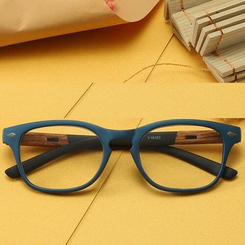 Retro fashion Wood grain Anti-fatigue men women HD Lenses Reading Glasses +0.75 +1 +1.5 +1.75 +2 +2.5 +2.75 To +4 with Case