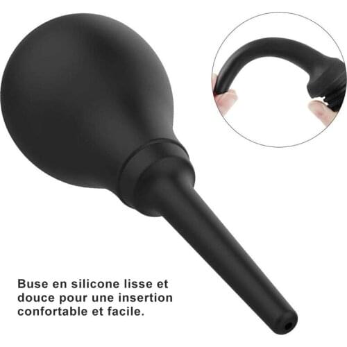 Enema Bulb Syringe Feminine Vaginal Cleaning Anal Washing Silicone Detachable Enema Douche Health Cleaner Tool for Women