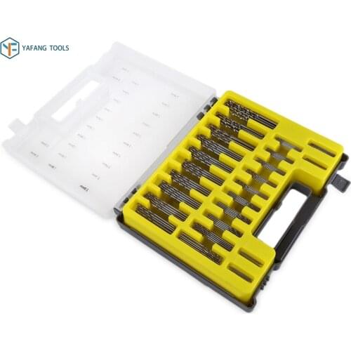 150pcs/set Twist Drill Bit 0.4mm-3.2mm HSS Round Shank Drilling Tools for Woodworking Plastic Aluminum Hole Cutter Power Tool