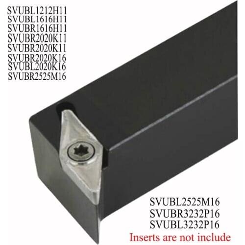 SVUBL1212H11/SVUBL1616H11/SVUBR1616H11/SVUBR2020K16/SVUBL2020K16 degree Lathe Turning Tool Holder cnc Outside turning