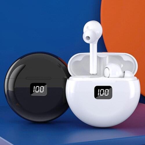 TW13 Wireless Bluetooth 5.0 Earphone In-Ear Touch Control Headset with Microphone Stereo Sound LED Display Charging Box