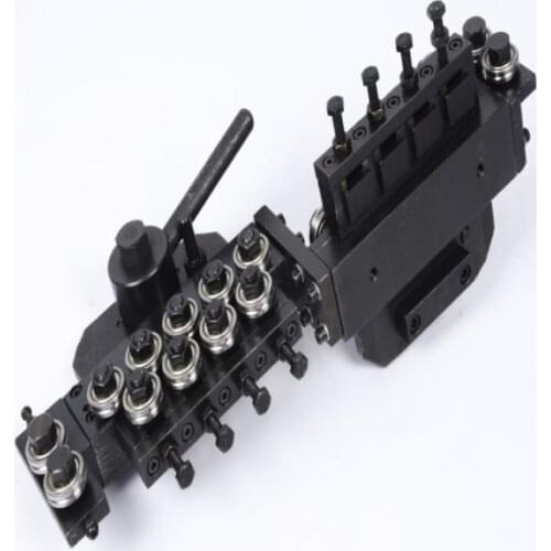 QIPANG steel straightening machine 0.8-1.5mm wire straight 5/18/22/26 rollers D 16/23mm straightening rope pipe straightener