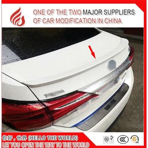 High quality ABS Material Car Rear lip Spoiler for corolla 2014 2015 2016 2017 2018 lip spoiler