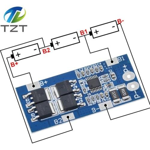 3S 20A 18650 Li-ion Lithium Battery Charger Protection Board 10.8V 11.1V 12V 12.6V Electric 15A Lipo BMS PCB PCM with balance