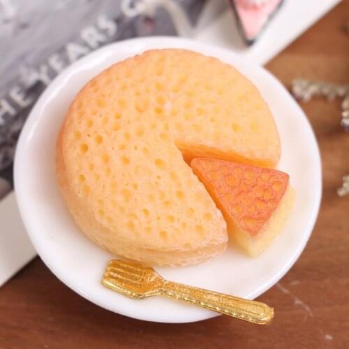 1:12 Dollhouse Miniature Food Cheese Cake set Dolls Kitchen Accessories Toys New