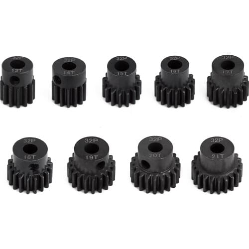 1PCS 5MM 13T 14T 15T 16T 17T 18T 19T 20T 21T 32P Motor Gear Pinion for 1/10 1/8 RC Car Parts