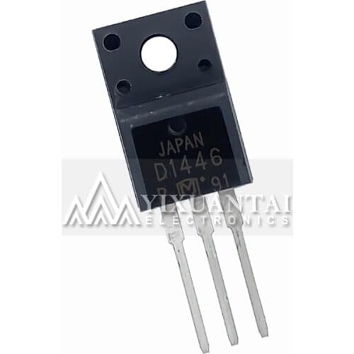 10pcs/lot 100% NEW origina 2SD1446 D1446 SD1446 TO220 Triode Transistor TO-220F