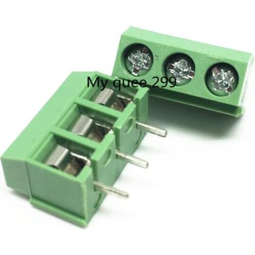 10Pcs/Lot KF126-5.0-3p 5.0mm pitch Terminal Connectors PCB Terminal 3P 250V/8A