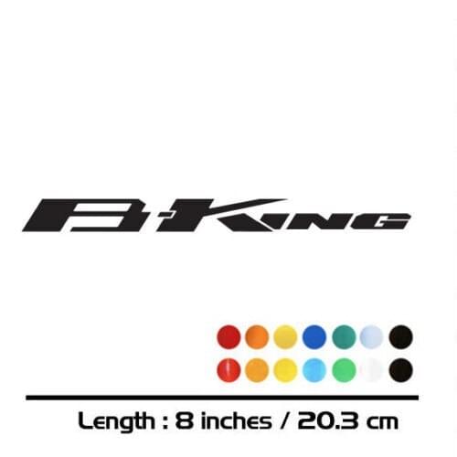 2 X New Sales motorcycle bike Fuel tank Wheels Fairing notebook Luggage helmet MOTO Sticker decals For SUZUKI B-KING