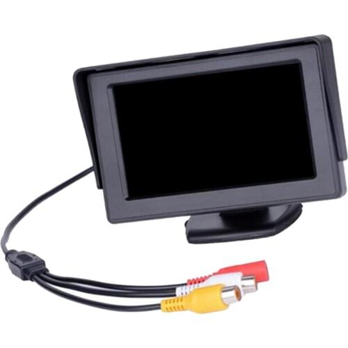 4.3" Car Rear View Monitor Reversing Parking Backup Camera Kit