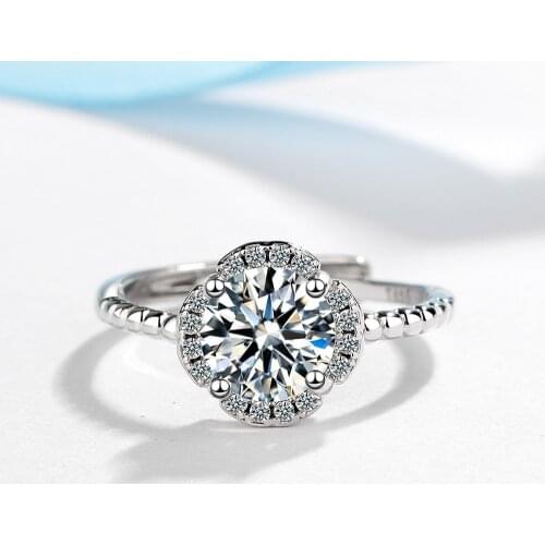 925 Sterling Silver Elegant Cubic Zircon Finger Ring For Women Girls Party Wedding 2021 New Jewelry jz083