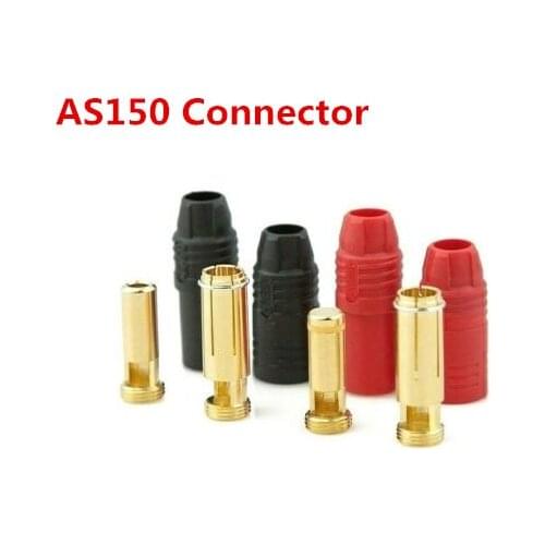 AMASS AS150 7mm Anti Spark Connectors Red/Black for Lipo Battery Charger ESC
