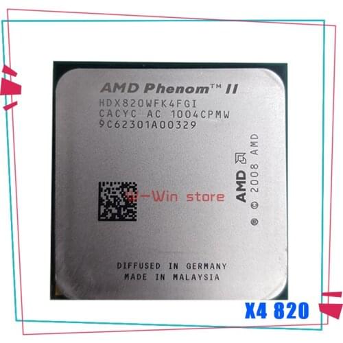 AMD Phenom II X4 820 2.8GHz/4MB /4 cores Quad-Core DeskTop CPU HDX820WFK4FGI Socket AM3