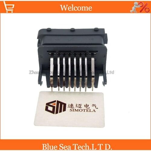 24 Pin/way male car oil-modified gas computer board CNG connector,Auto ECU plug for VW Audi BMW Toyota etc.Grey