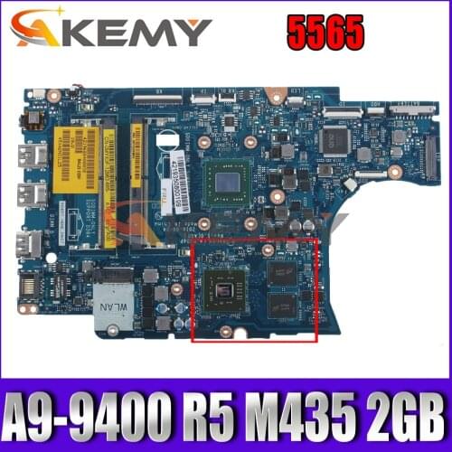 BAL23 LA-D804P FOR DELL INSPIRON 5565 Laptop Motherboard A9-9400 R5 M435 2GB CN-0MYX0F 0MYX0F MYX0F NEW Mainboard 100% tested