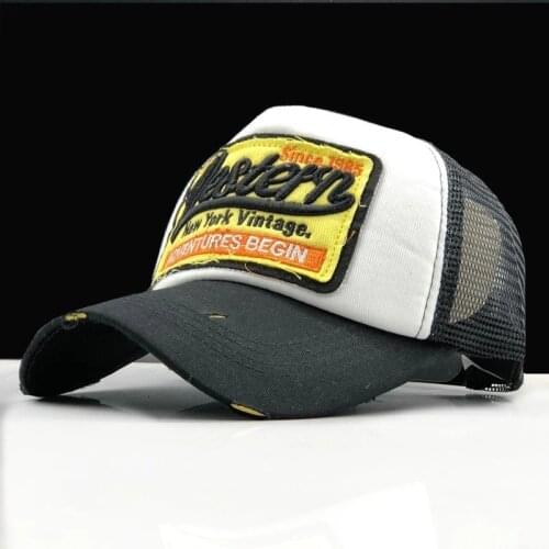 2020 Mens Baseball Cap Print Summer Mesh Cap fishing Hats For Men Women Snapback Gorras Hombre Hats Casual Hip Hop Caps Dad Hat