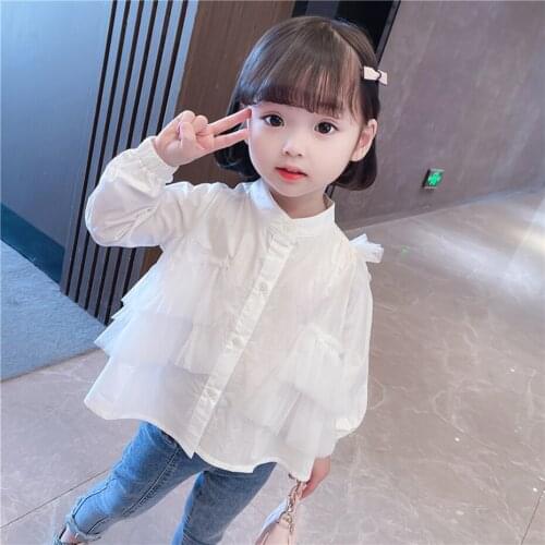 Blouse For Girls Solid Color Blouse Girls Solid Color Blouse Childrens For Girl Casual Style Kids Clothes Girls