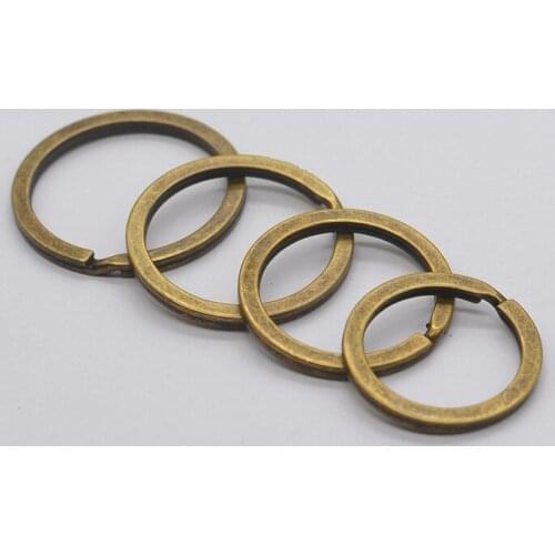 Plating Bronze Keyring Bronze Keyring Red Bronze Keyring Handmade DIY Leather