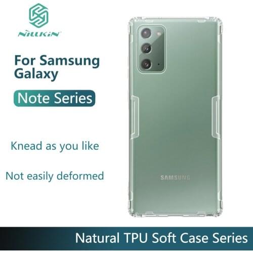 For Samsung Galaxy Note 20 Case Nillkin Nature Clear Soft Silicon TPU Cover Case for Samsung Note 20 Ultra 10 Pro Note10+ Plus