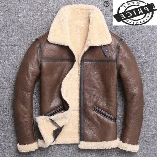 Shearling 100% Natural Jacket Men Clothing 2021 Streetwear Real Fur Coat Man Moto Biker Genuine Leather Jackets X-L1262