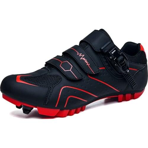 Outdoor Breathable MTB Bicycle Shoes Professional Self-Locking Cycling Shoes Anti-Skid Sneakers Racing Road Bike SPD Cleat Shoes
