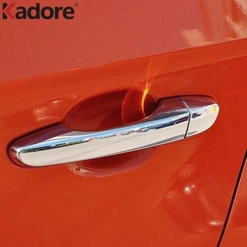 For Hyundai Cantus Creta ix25 2014 2015 2016 2017 2018 2019 Chrome Side Door Handle Cover Trims Car Exterior Accessories Sticker
