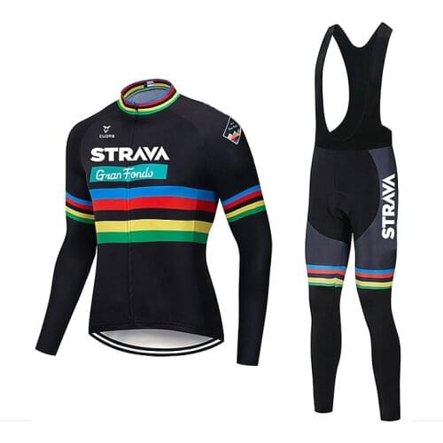 Men Cycling Set Cycling Jersey Long sleeve Set Road Bicycle Wear MTB Bike Clothes Cycling Clothing Maillot Ropa Ciclismo Hombre