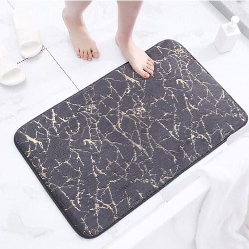 Non-Slip Bath Mats Super Absorbent Soft Shower Bathroom Carpets Toilet Floor Faux Rabbit Hair Rugs bathroom For Home Decor