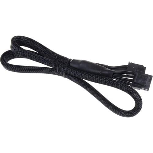 New Black CPU 8Pin to 8(4+4)-Pin Modular Power Supply Cable for Corsair RM550X RM650X RM750X RM850X RM1000X