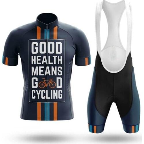 NEW Summer Mens Cycling Wear Mountain Bike Clothes Bicycle Uniform Cycling Clothing Bib Shorts Set Cycling Kit Ropa De Ciclismo