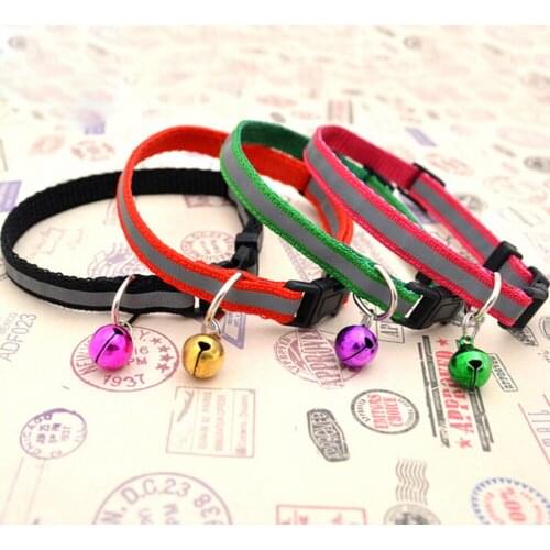 New 6 Colors Dog cat traction rope chain collar pet dog leash telescopic dog collar bells pet products