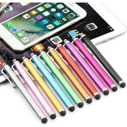 Wholesale Capacitive Stylus Touch Screen Pen For IPhone Ipad For Samsung Huawei Xiaomi OPPO Vivo Smart Phone Tablet 1000pcs/lot