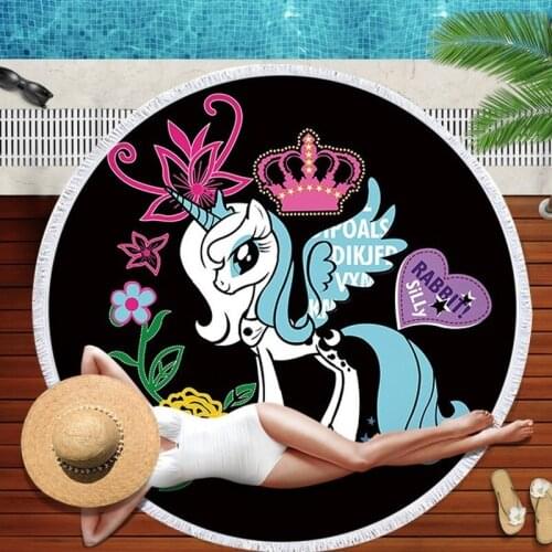 Unicorn Rainbow Horse Sea beach towel luxury beach towel Beach cover up Towel Towel beach Large beach towel Bath towels For home