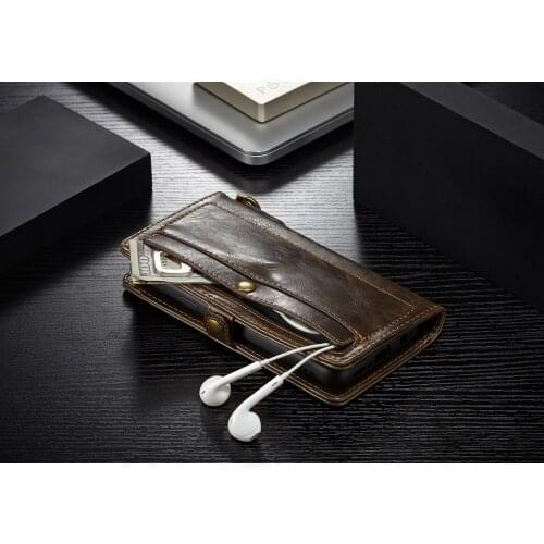 Luxury Leather Case For Samsung Galaxy S8 S9 Plus Note 8 9 Case Flip Cover Card Slots Wallet Case magnetic back cover