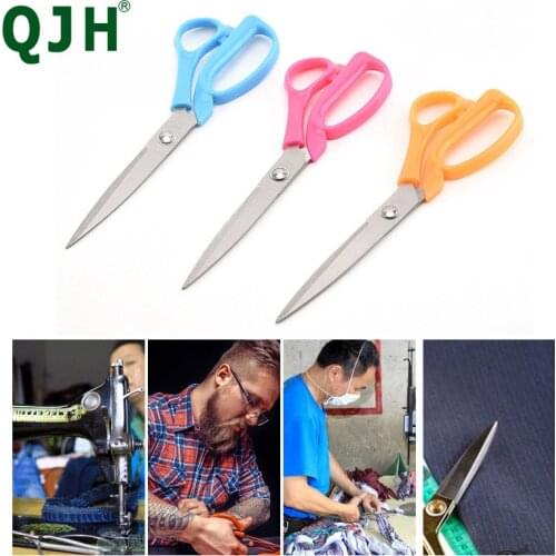 Sewing Scissors Embroidery Scissors Sewing Cutting Craft Fabric Leather Cutter Vraft Scissors Stainless Steel Household Scissors