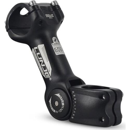 Cycling Adjustable Angle Stem 25.4/31.8mm Mountain Bike stem Raiser Bicycle Accessories