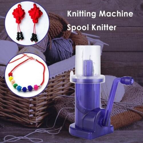Creative Knitting Machine Embellish Hand Knit Loom Spool Knitter Craft Bracelet Weave Tool Sewing Accessories Tricotin Machine