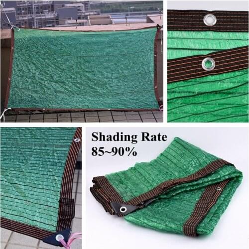 Green Anti-UV Sunshade Net Garden Outdoor Awning Courtyard Succulent Plant Cover Shelter Shade Sail Swimming Pool Shading Net