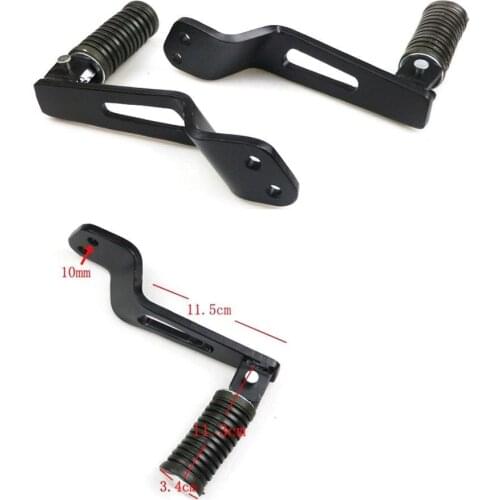 1 pair Left&Right Detachable Rear Passenger Foot Peg Footrest Bracket Set For 2015-2016 Yamaha Bolt XVS 950 R 15 16
