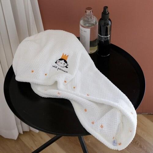 1pcs Microfibre After Shower Hair Drying Wrap Womens Girls Ladys Towel Quick Dry Hair Hat Cap Turban Head Wrap Bathing Tools