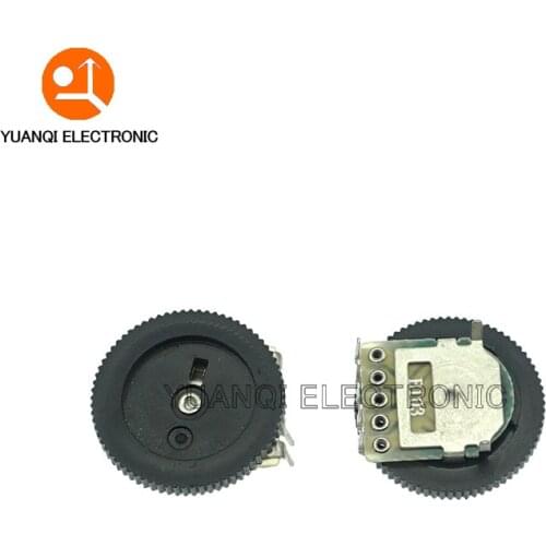 10pcs Double Gear tuning potentiometer B202 2K ohm 5Pin 16*2mm Dial Taper Volume Wheel Potentiometer