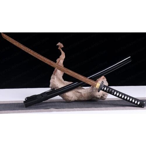 103cm Iaido High Quality Wooden Katana Sword Bushido Training Cassia Siamea Cosplay