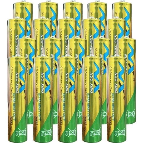 20Pcs LR03 R03P 1.5V AAA Carbon Zinc Single Use Battery For Electric toothbrush Toy Flashlight Mouse clock Dry Primary Battery
