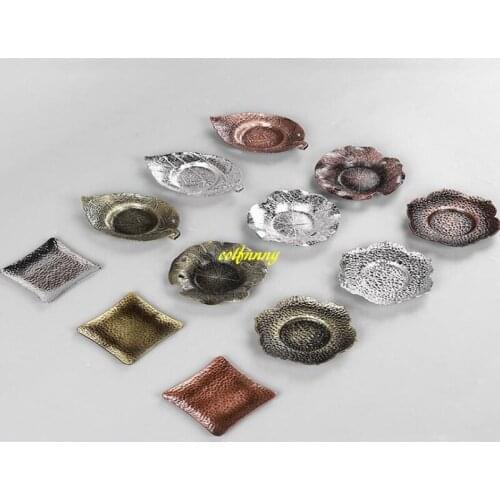 200pcs/lot Metal Kongfu Tea Cup Mat Pad Teapot Holder drink coaster Table Holder Mat Table decor F01