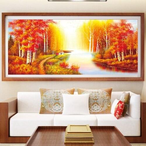 DIY 5D Sale Diamond Embroidery, Diamond Mosaic, Opportunity Knocks, Rich Tre, Maple Forest, Full, Diamond Painting, Cross Stitch