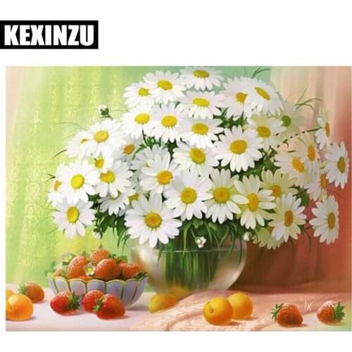 New 5D DIY Diamond Painting Needlework Square Full Diamond Embroidery,Flower basket,Home Decor Gift Wedding decoration