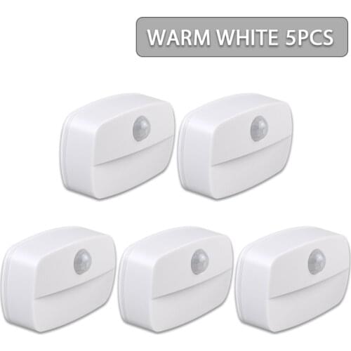 Wireless PIR Motion Auto Sensor Night Lights Kitchens Bathrooms Bedrooms Hallways Garages Household LED Night Lights Sensor