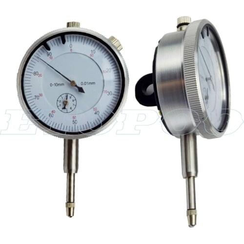 Dial Indicator 0-10mm 0-3mm 0-5mm 0-10mm 0-25mm 0-30mm 0.01mm With Lug Dial Gauge Micrometer Caliper Table with directive